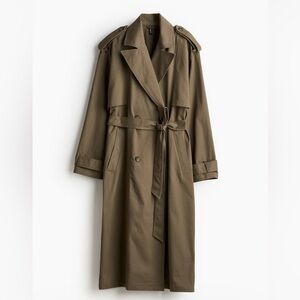 H&M Olive Trench Coat